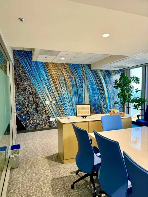 Commercial Wallpaper Installation by TrueStyle Wallpaper in West Los Angeles
