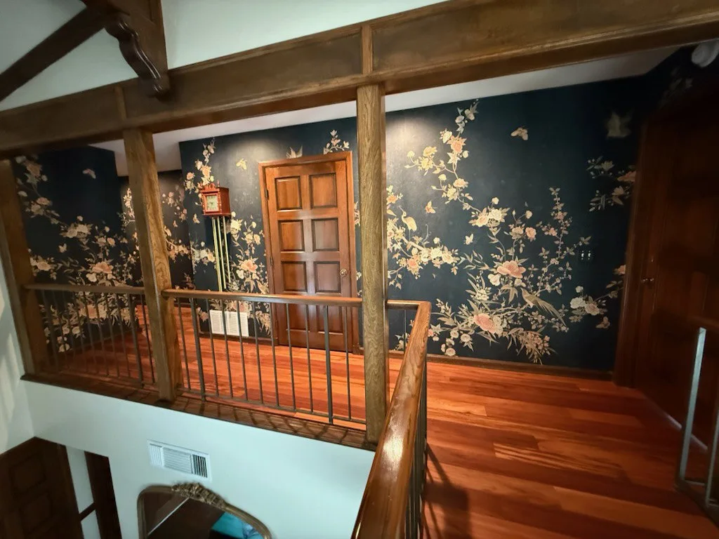 Wallpaper installation project in Glendale, CA