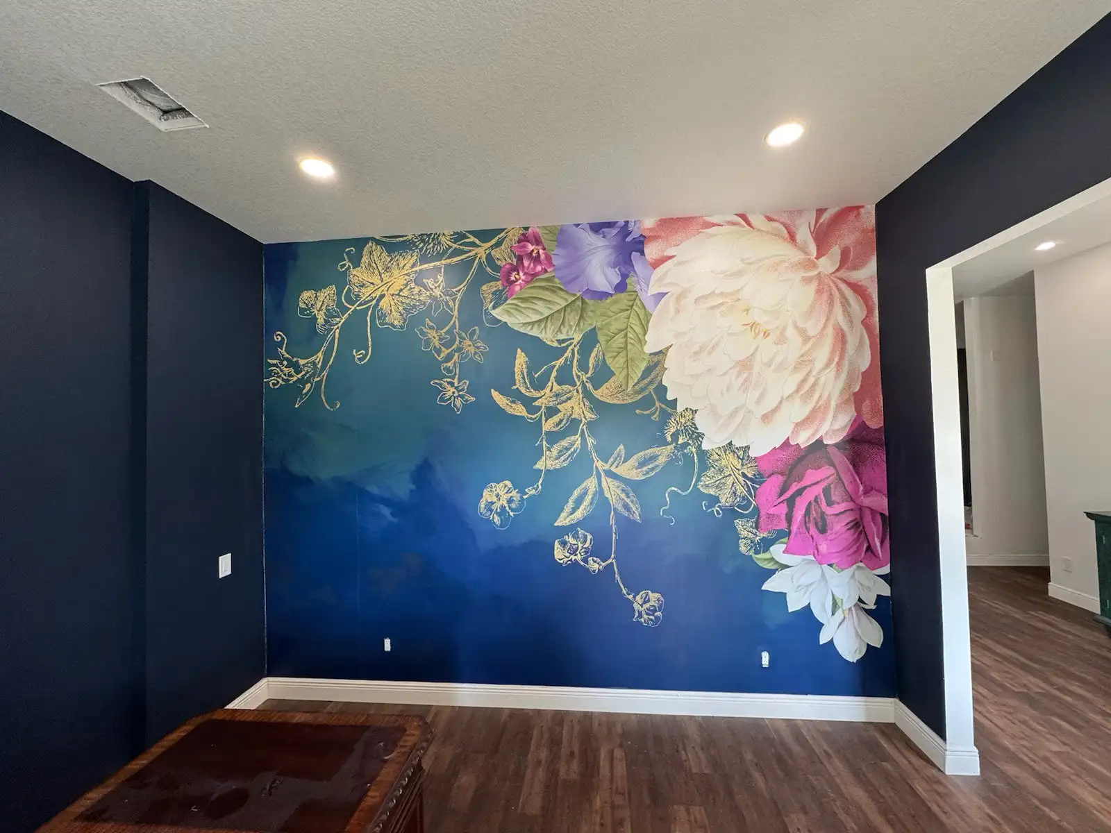 Wallpaper installation project in Lancaster, CA