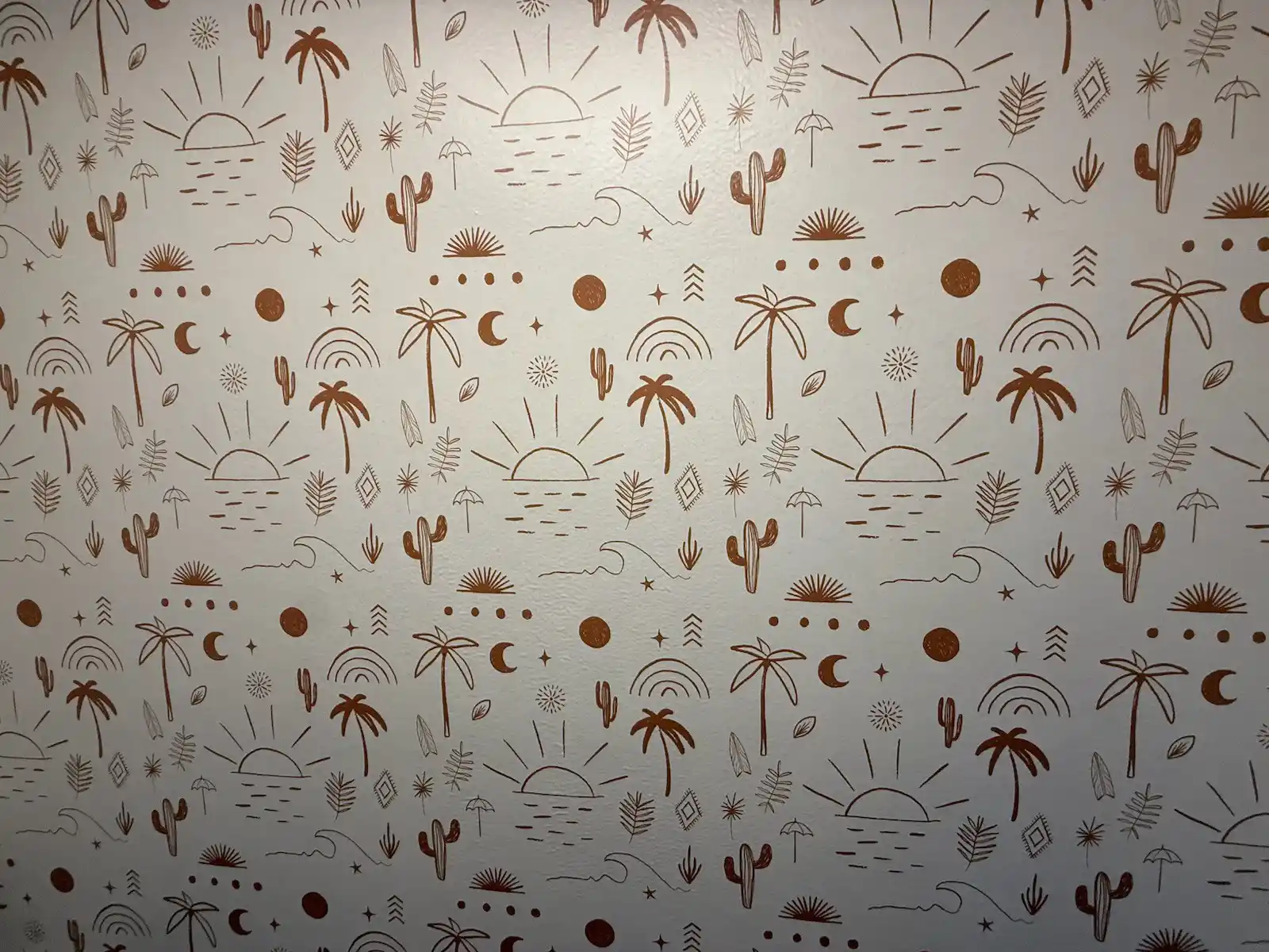 Wallpaper installation project in Santa Ana, CA